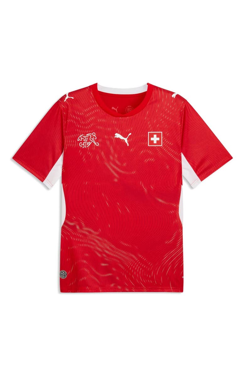 PUMA Men's Puma Red Switzerland National Team 2026 Home Replica Jersey, Alternate, color, Red