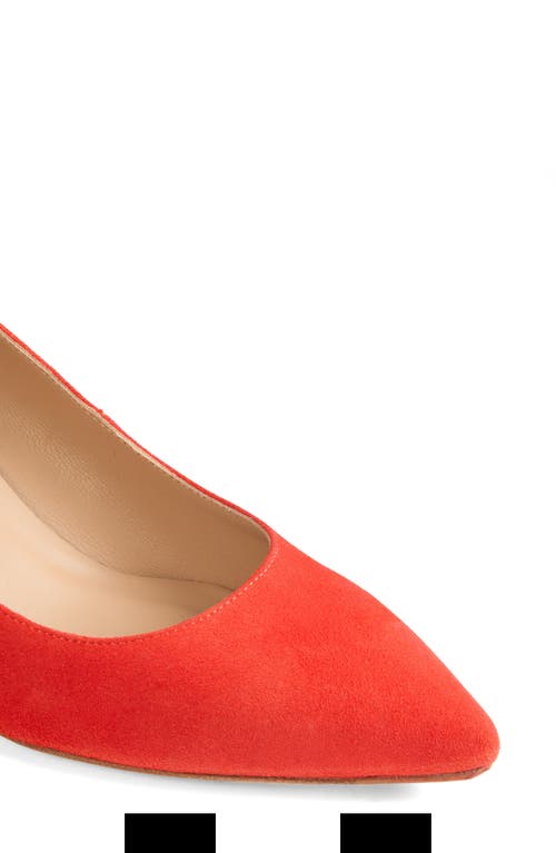 Lk Bennett Audrey Pointed Toe Pump In Red