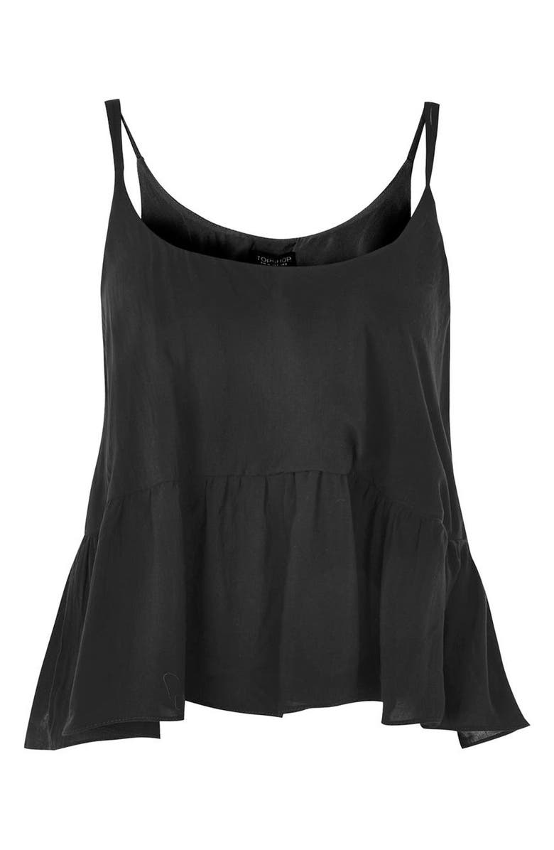Topshop Peplum Camisole, Alternate, color,