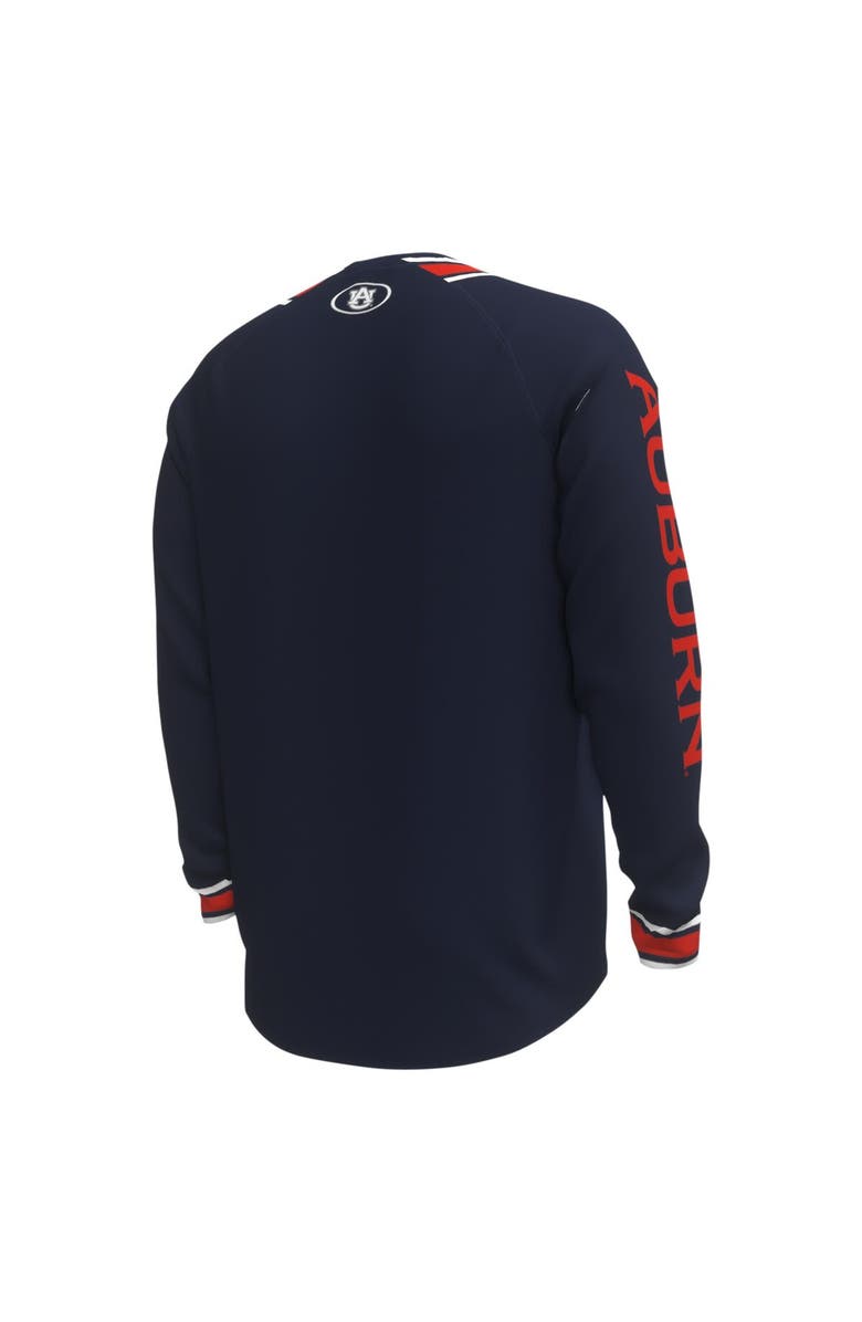 Under Armour Men's Under Armour Navy Auburn Tigers Shooter Raglan Long Sleeve T-Shirt, Alternate, color, Navy