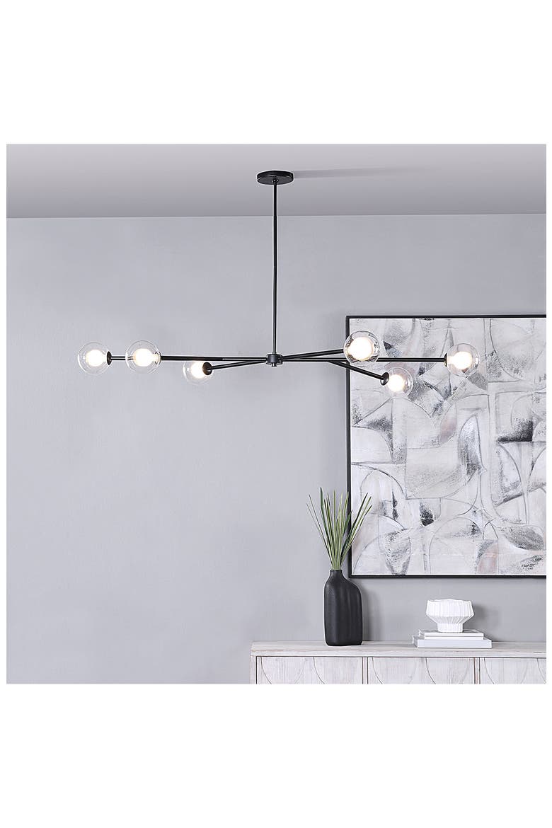 Endah Ceiling Light Fixture, Alternate, color, MATTE BLACK