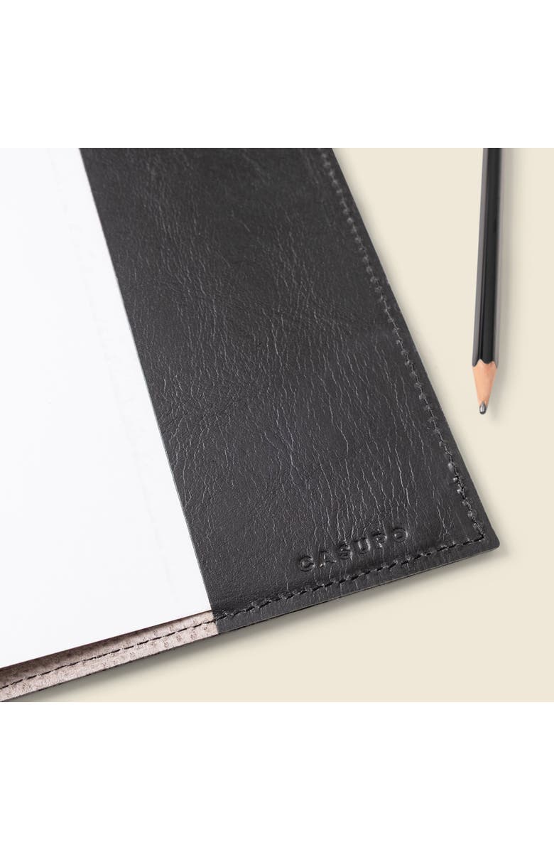 Casupo Refillable A5 Leather Journal Cover, Alternate, color, Black