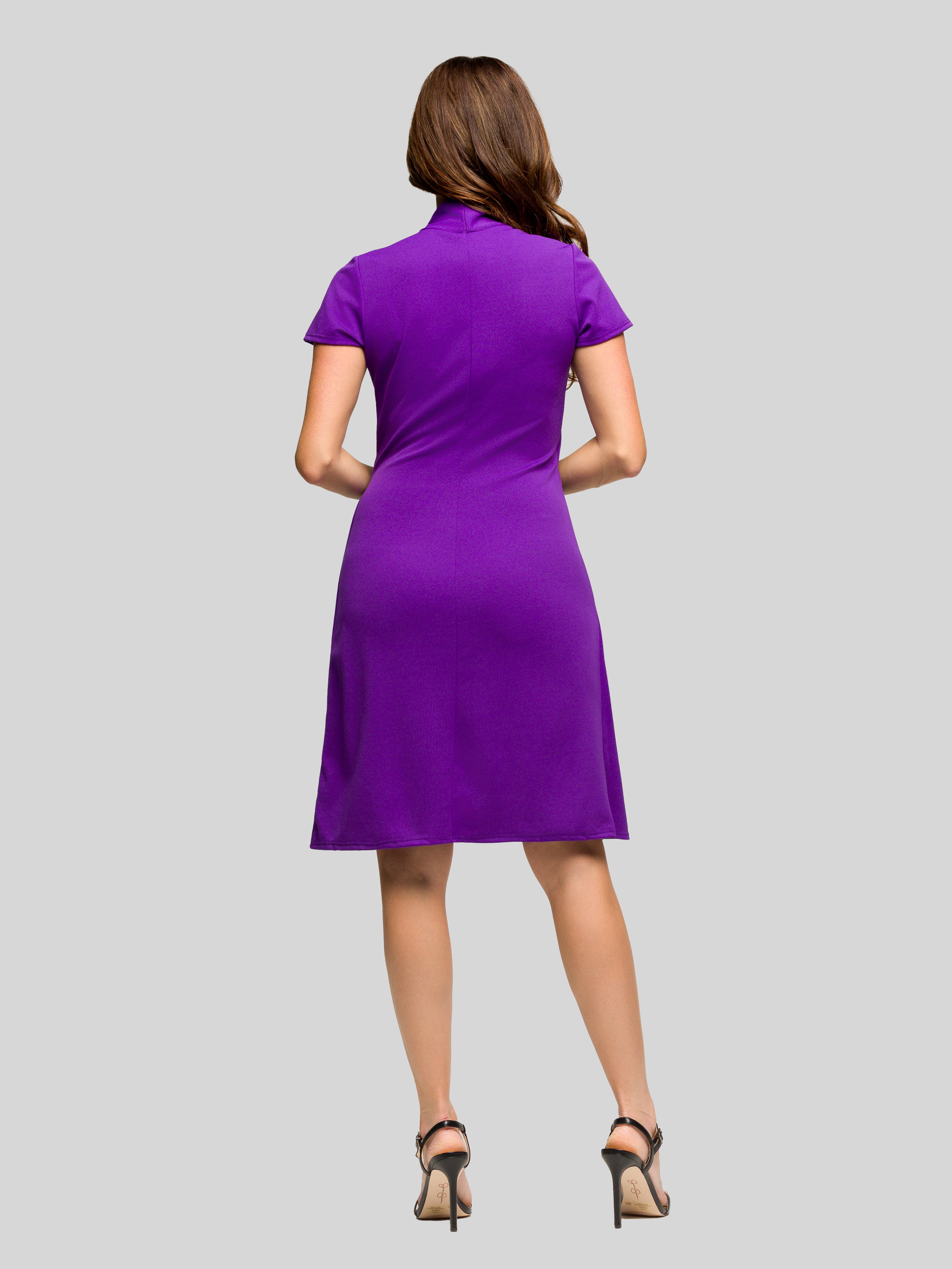 purple collar dress It's Your Place Lilac Purple Corduroy Button Down Dress, Large - The Mint Julep Boutique