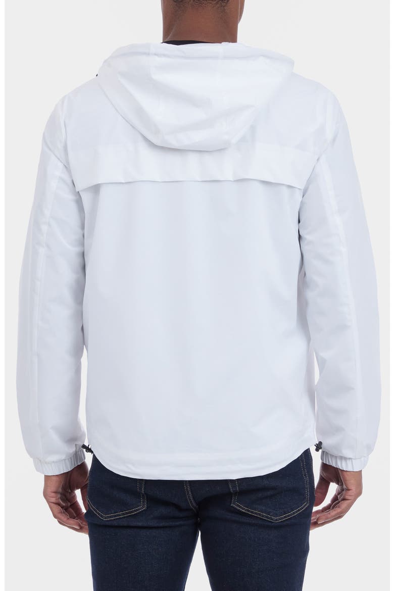 Chari Hooded Rain Jacket, Alternate, color, WHITE