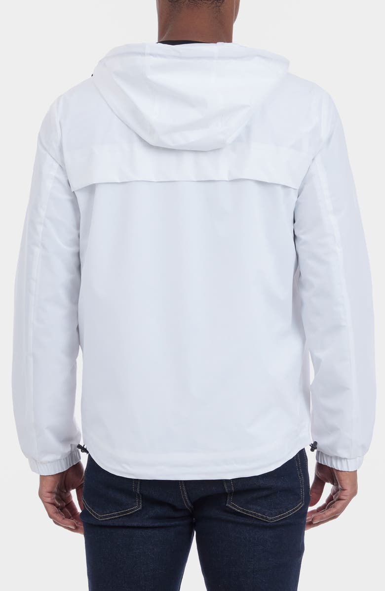 Michael Kors Chari Hooded Rain Jacket, Alternate, color, White