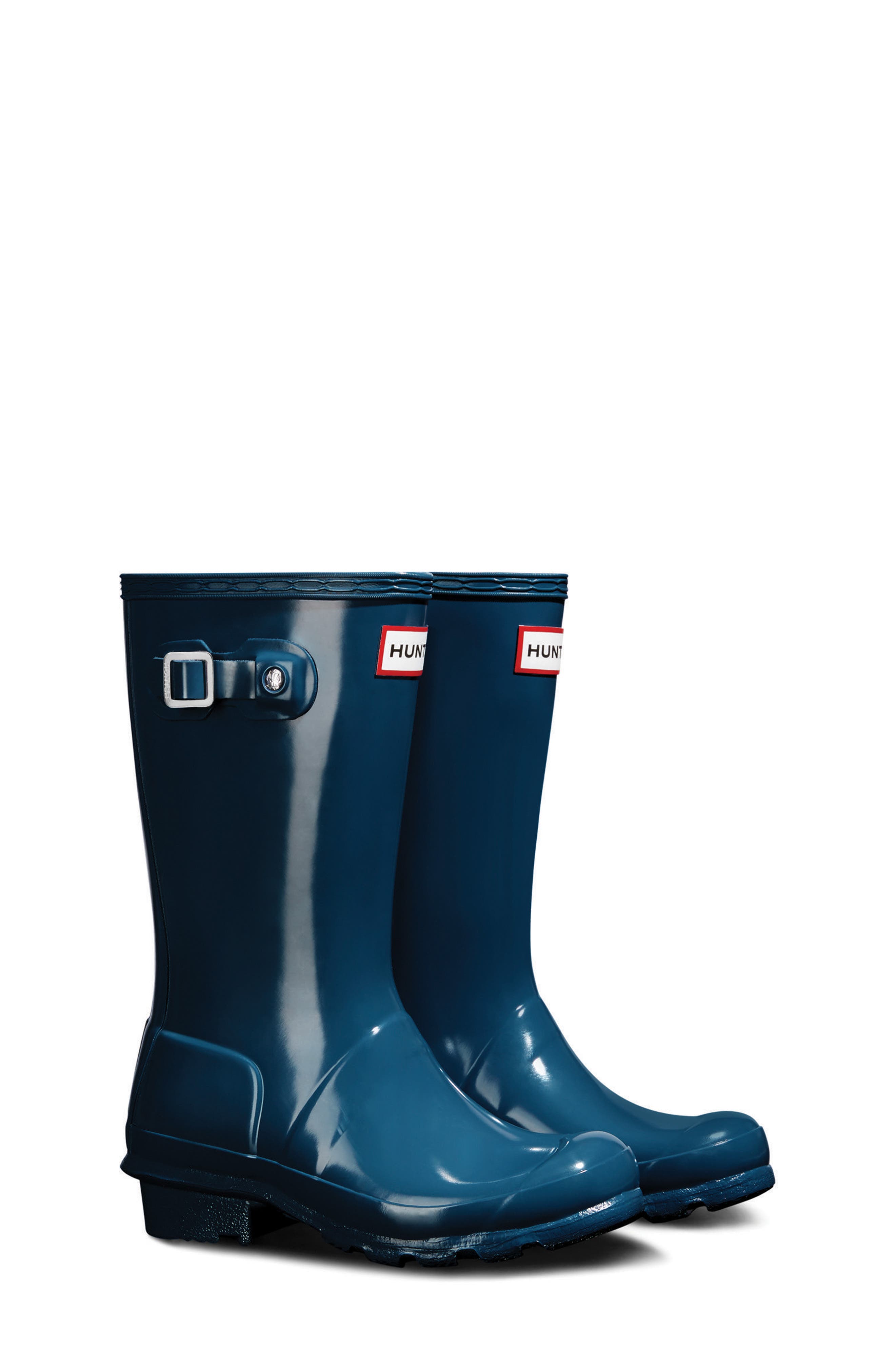 Original Gloss Waterproof Rain Boot, Main, color, DARK EARTH BLUE