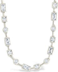 Sterling Forever Camden Slide Tennis Necklace