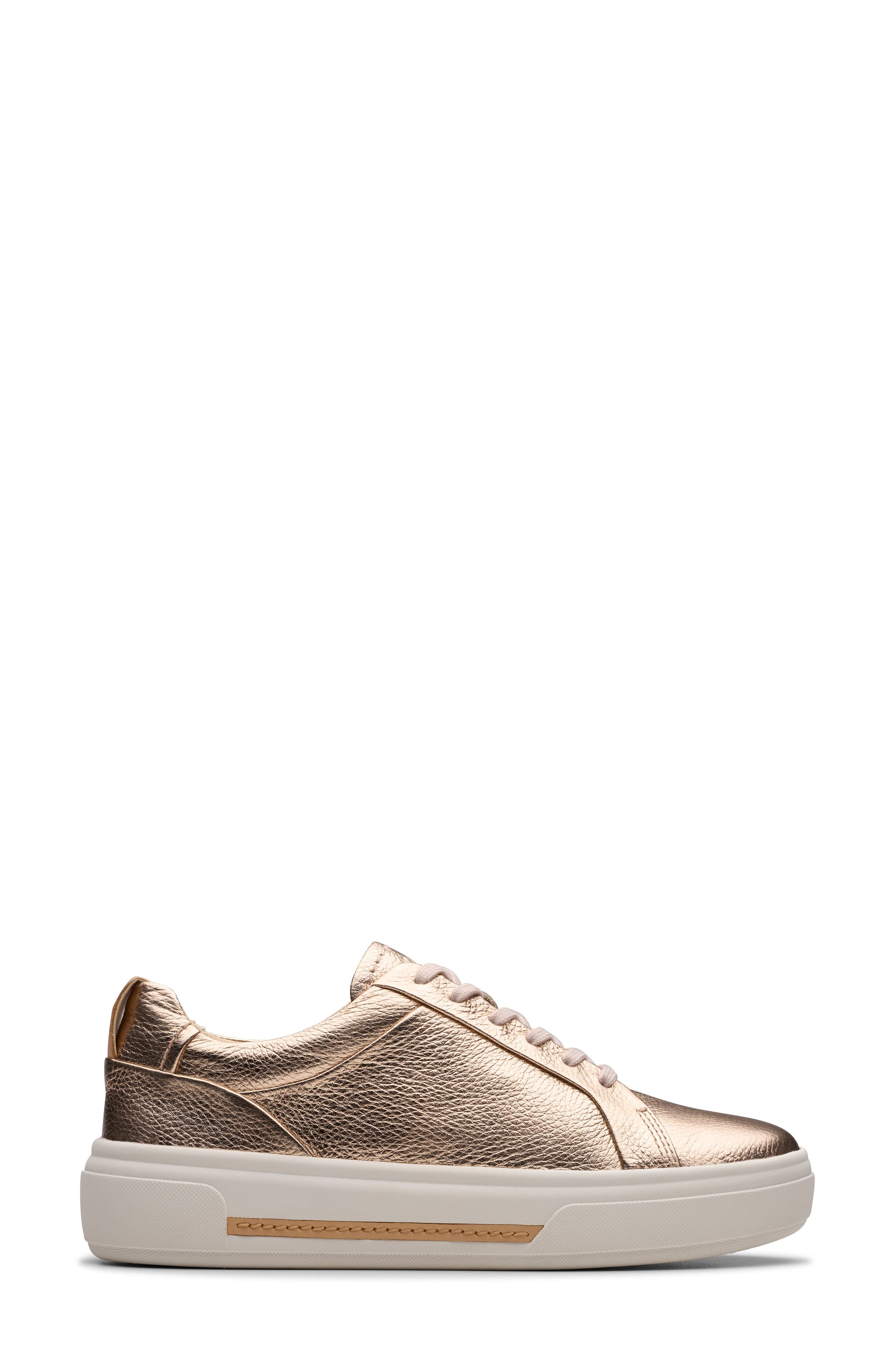 Clarks<sup>®</sup> Hollyhock Walk Sneaker, Alternate, color, Copper Metallic