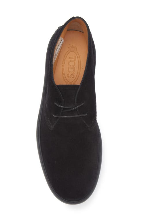 Tod's Winter Gommino Chukka Boot In Black