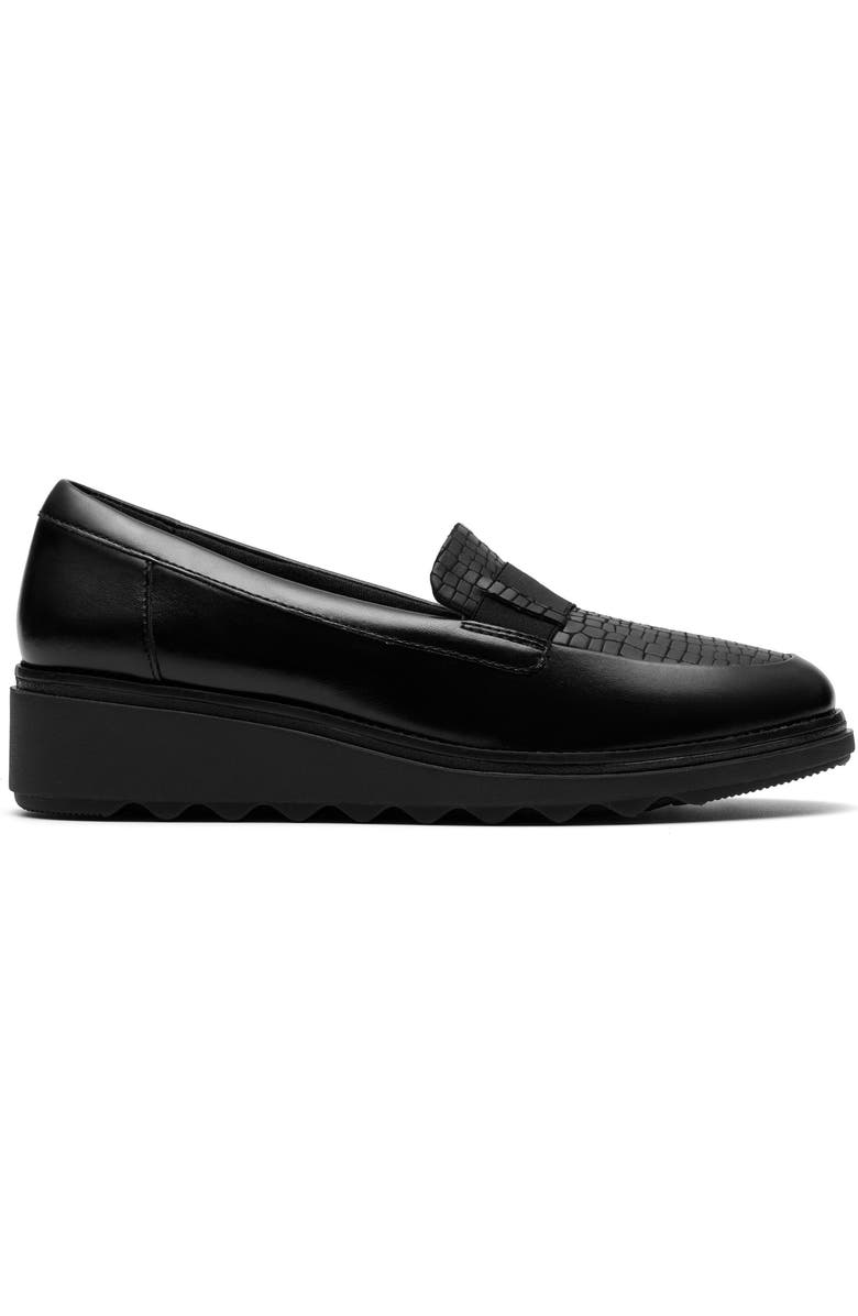 Clarks<sup>®</sup> Sharon Pace Loafer, Alternate, color, Black