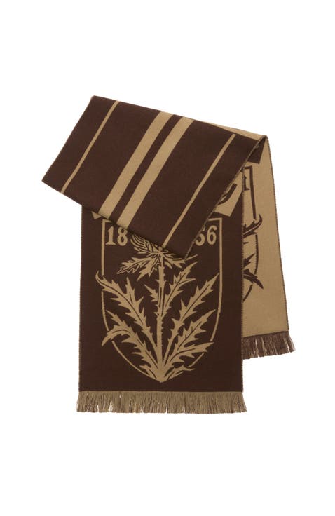 Thistle Shield Wool Scarf
