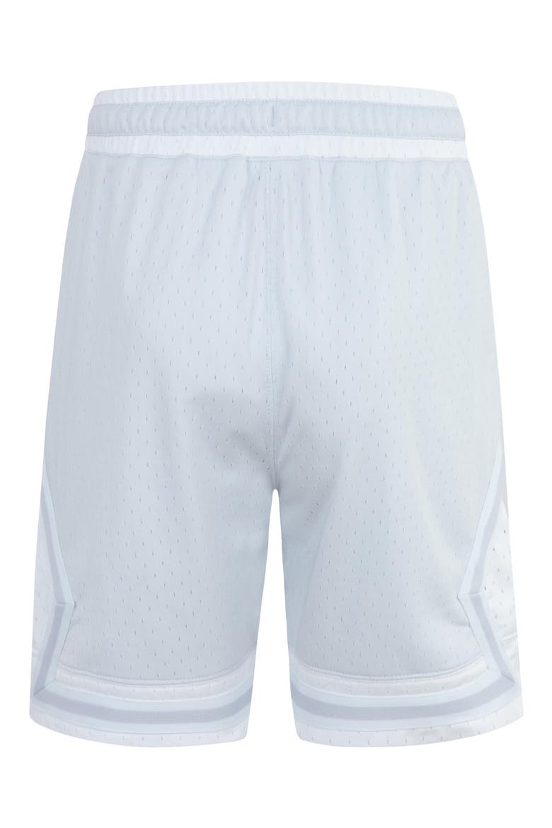 Kids' Dri-FIT Sport Diamond Mesh Basketball Shorts, Alternate, color, PURE PLATINUM