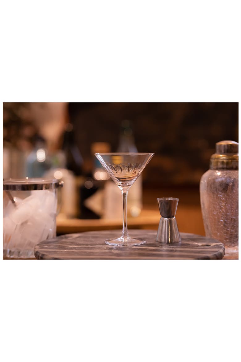 Set of 2 Crystal Martini Glasses, Alternate, color, LENS