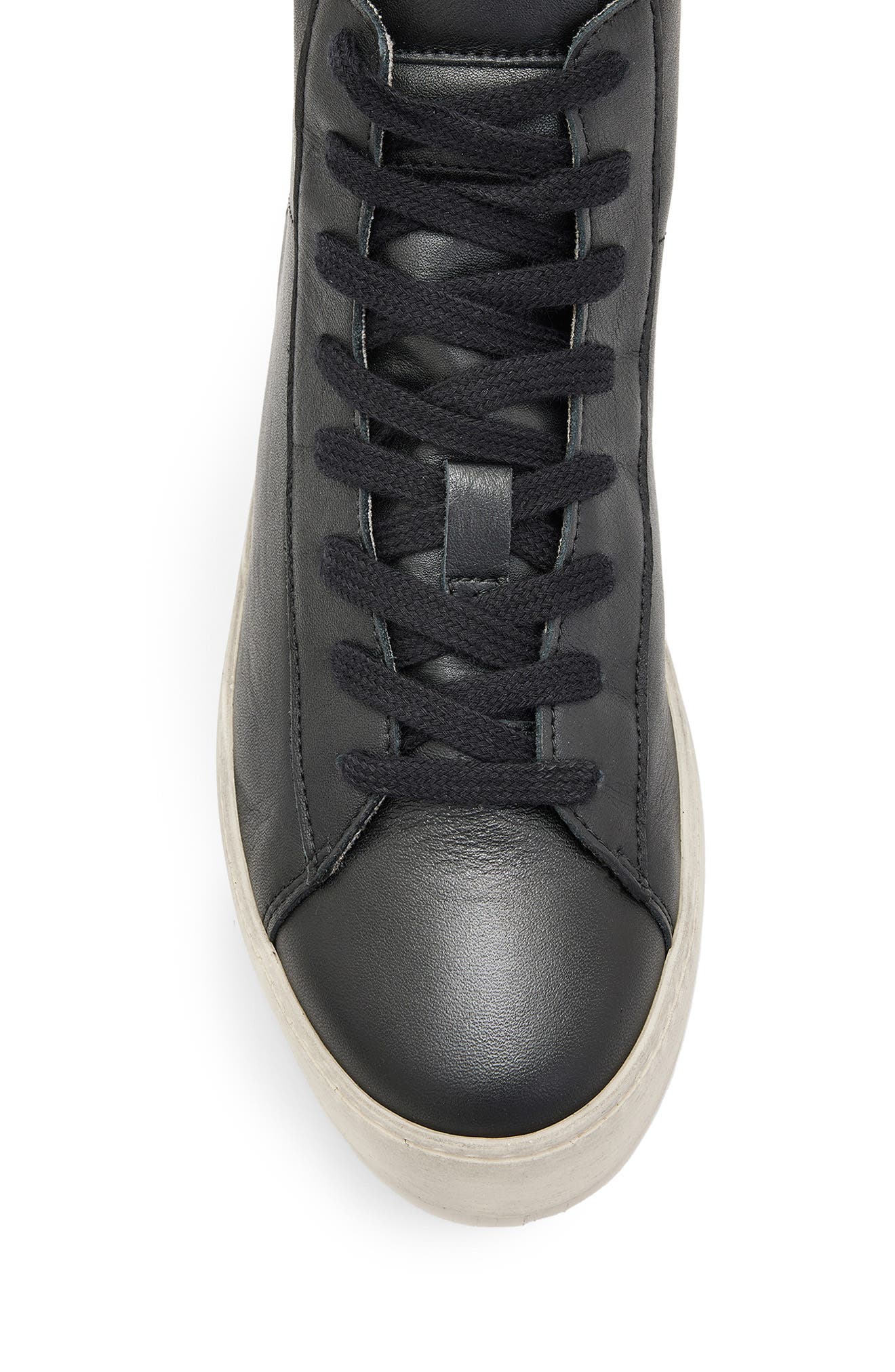 AllSaints Tana High Top Sneaker, Alternate, color, Black