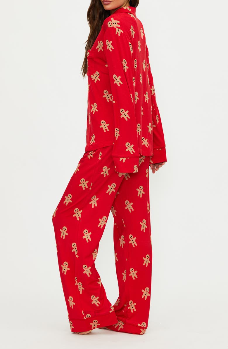 Beach Riot Livy & Connie Pajamas, Alternate, color, Gingerbread