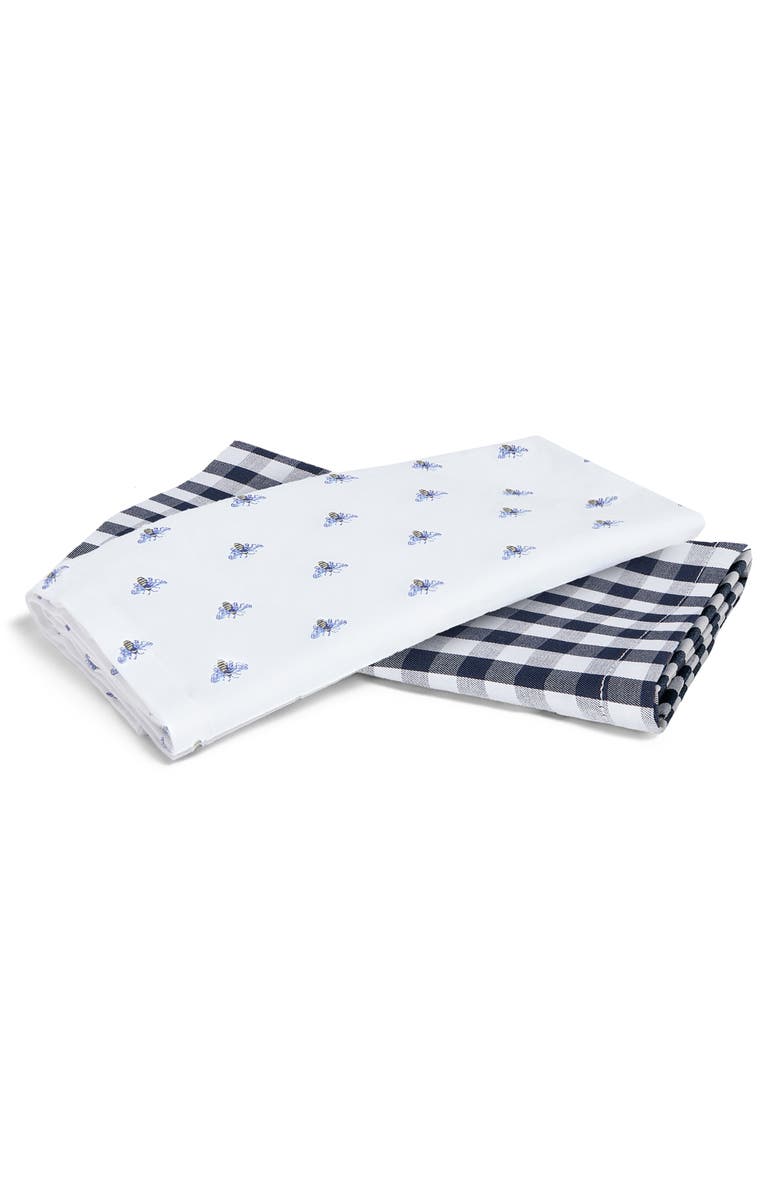 Petite Plume Set of 2 Cotton Kitchel Towels, Main, color,