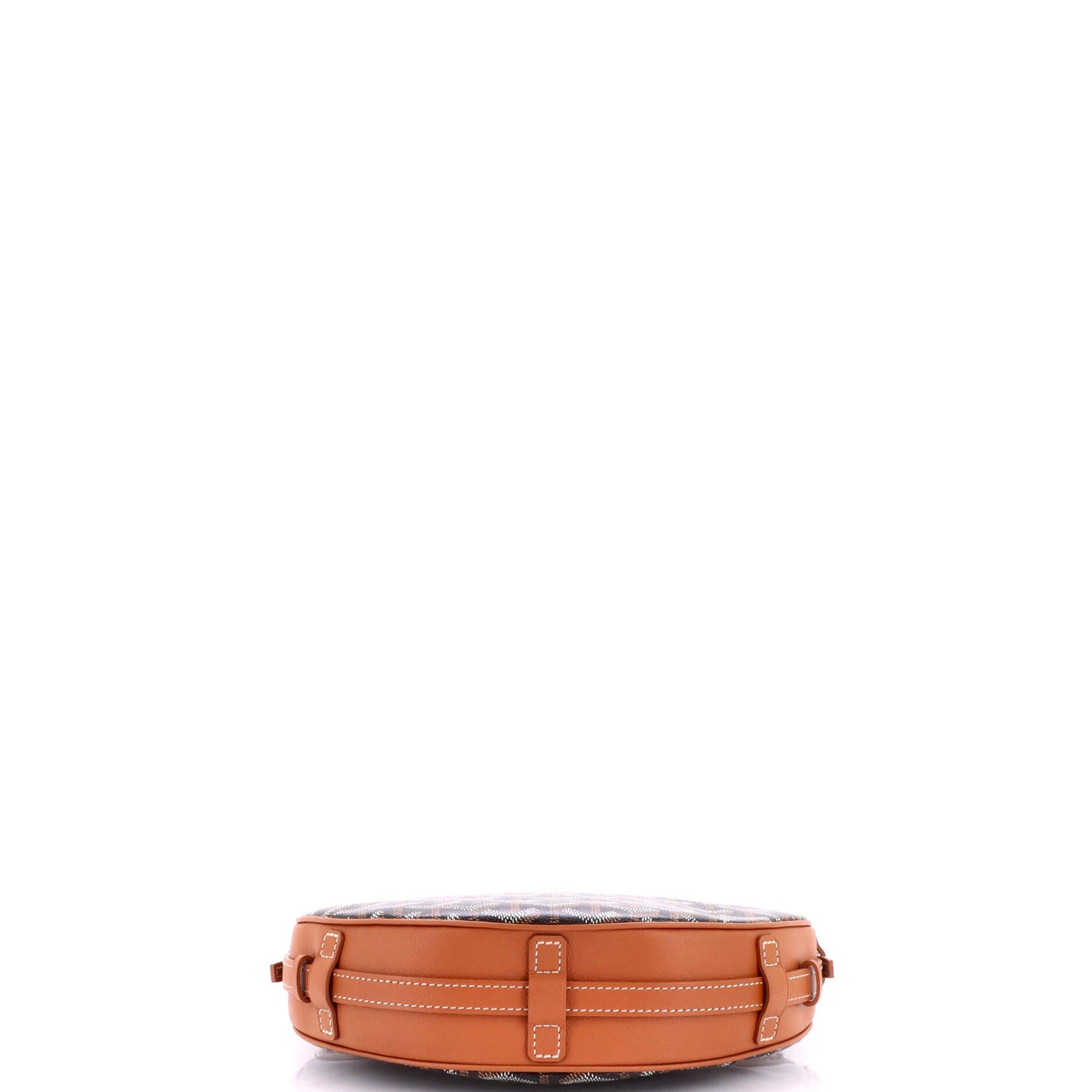 Pre-Owned Goyard Hirondelle Shoulder Bag Coated Canvas and Leather, Alternate, color, Brown