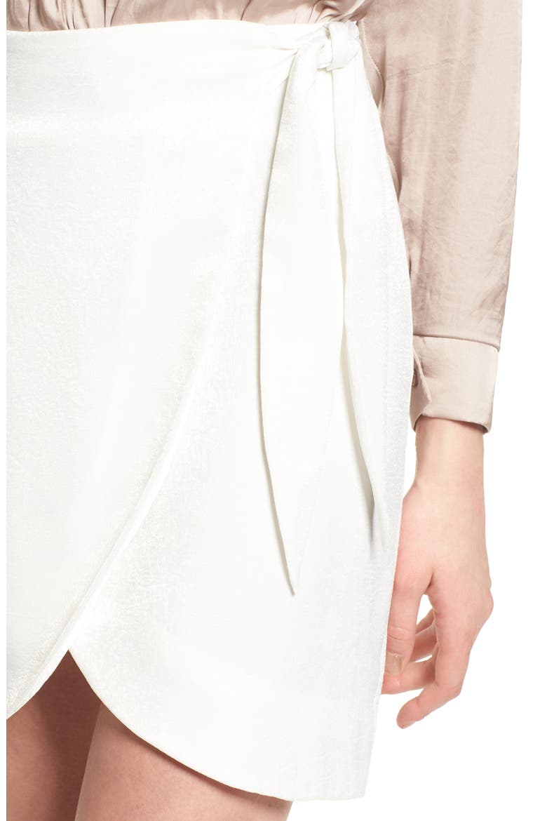 Wrap Skirt, Alternate, color, WHITE