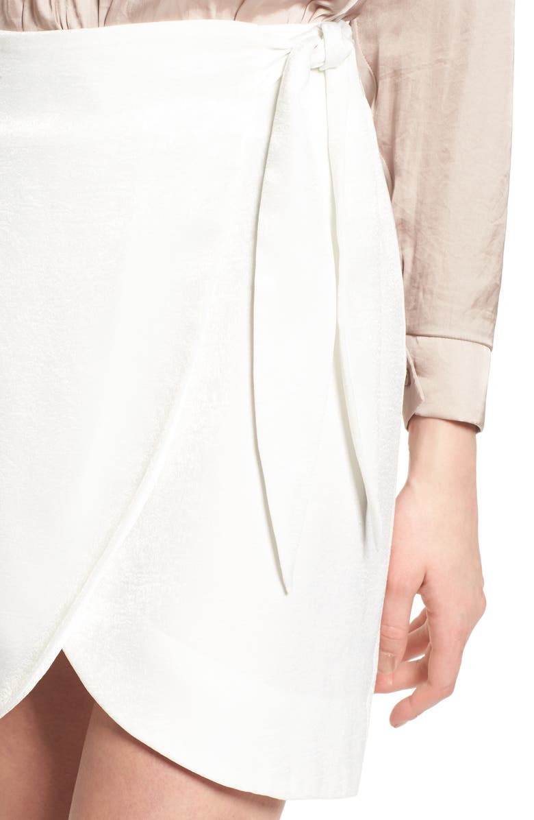 4SI3NNA Wrap Skirt, Alternate, color, 