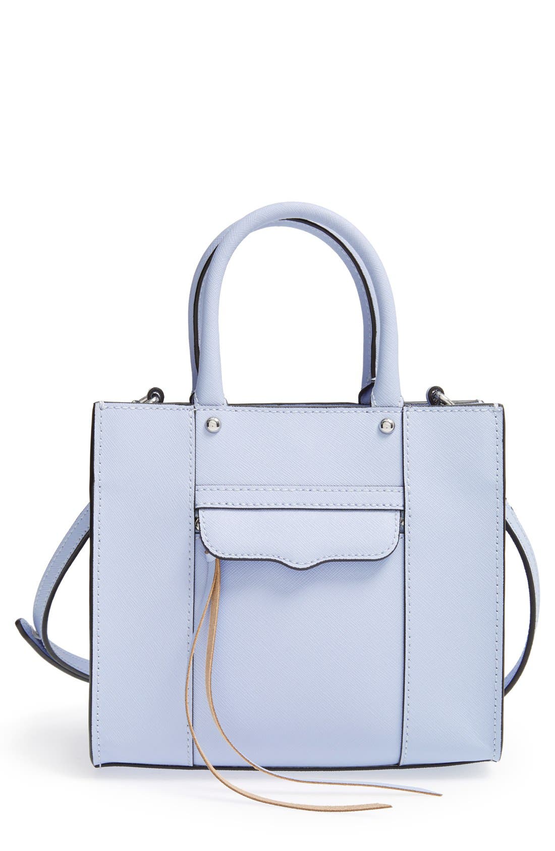 'Mini MAB' Tote, Main, color, SOFT BLUE