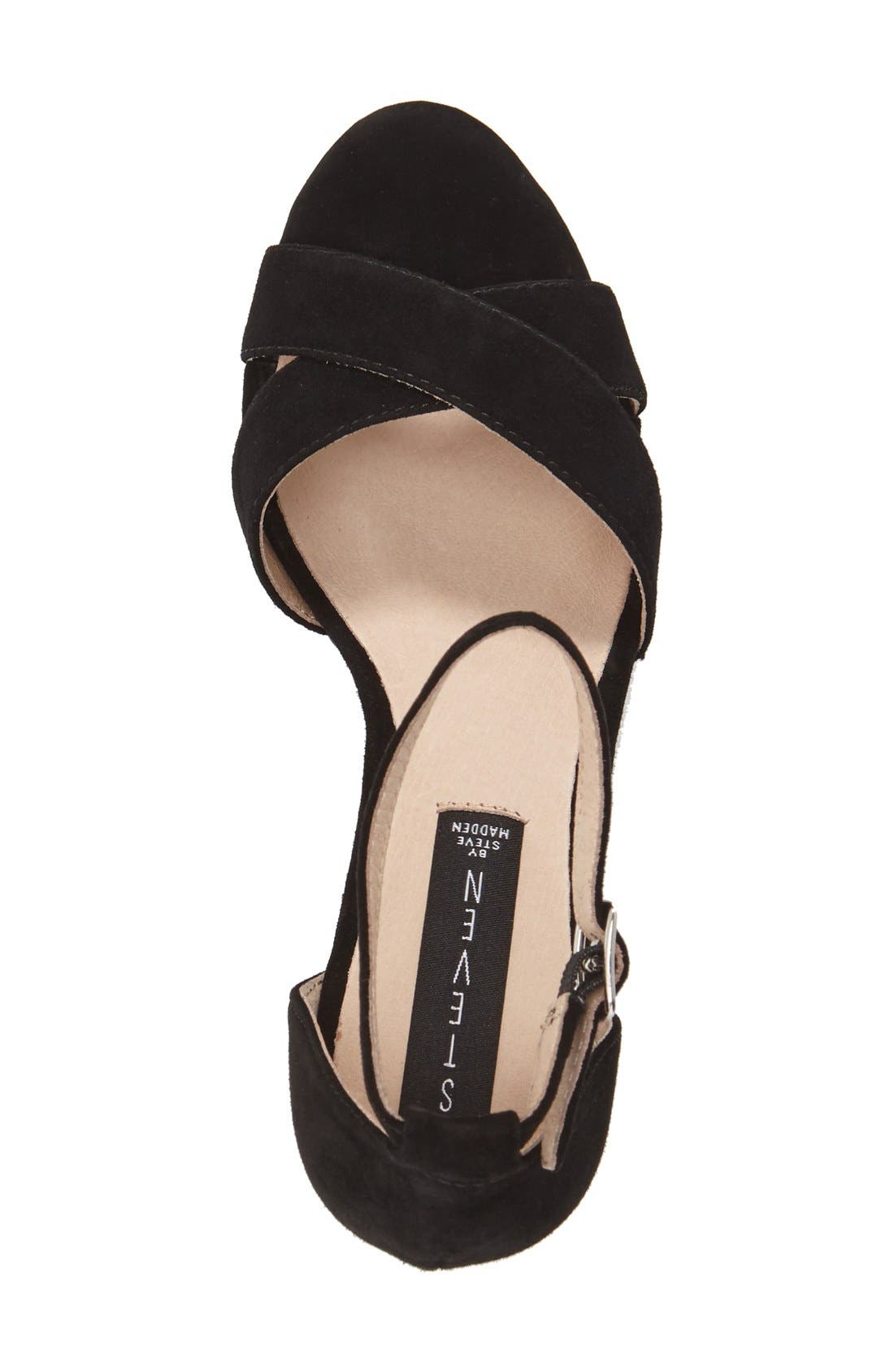 Steven New York Steven by Steve Madden 'Voomme' Ankle Strap Sandal, Alternate, color, 