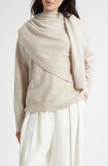 Vince Drape Neck Wool & Cashmere Sweater