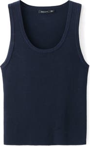 MANGO Wool & Cotton Sweater Tank