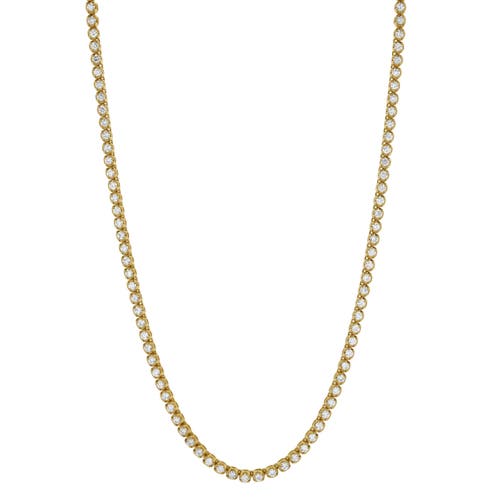Luvmyjewelry Lmj 14k Yellow Gold Diamond Tennis Chain In 14k Yellow Gold
