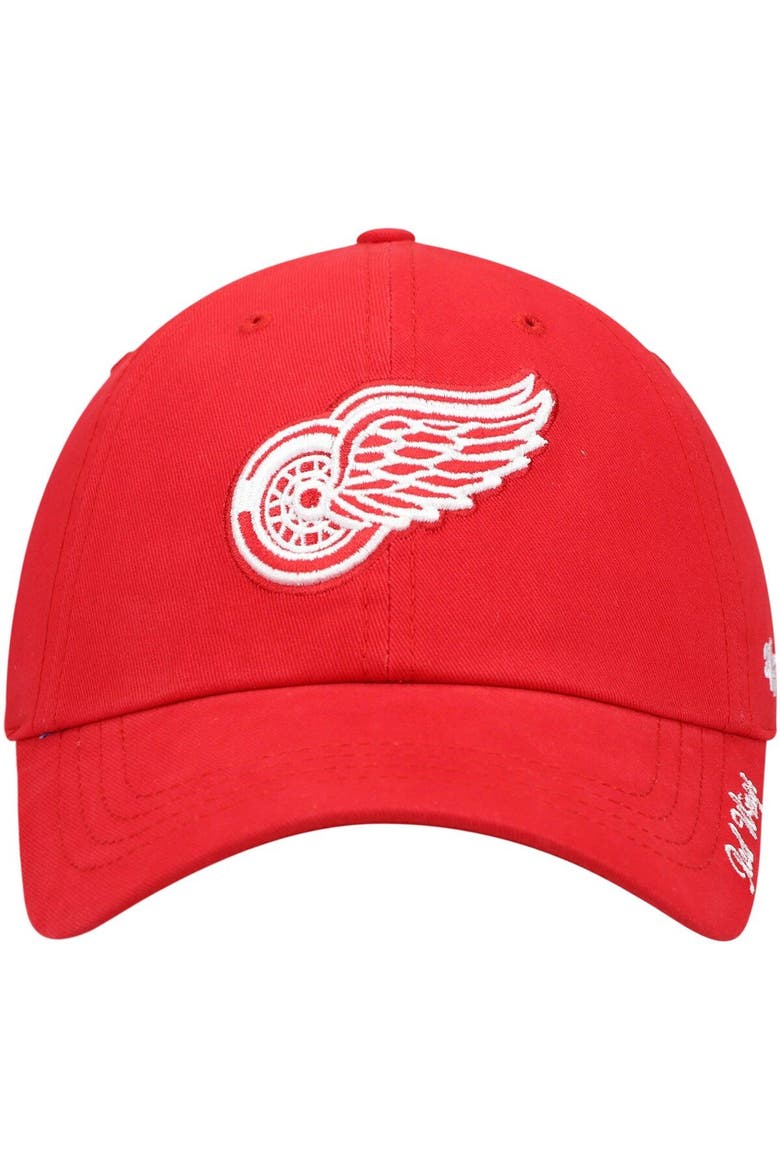 Women's '47 Red Detroit Red Wings Team Miata Clean Up Adjustable Hat, Alternate, color, Red