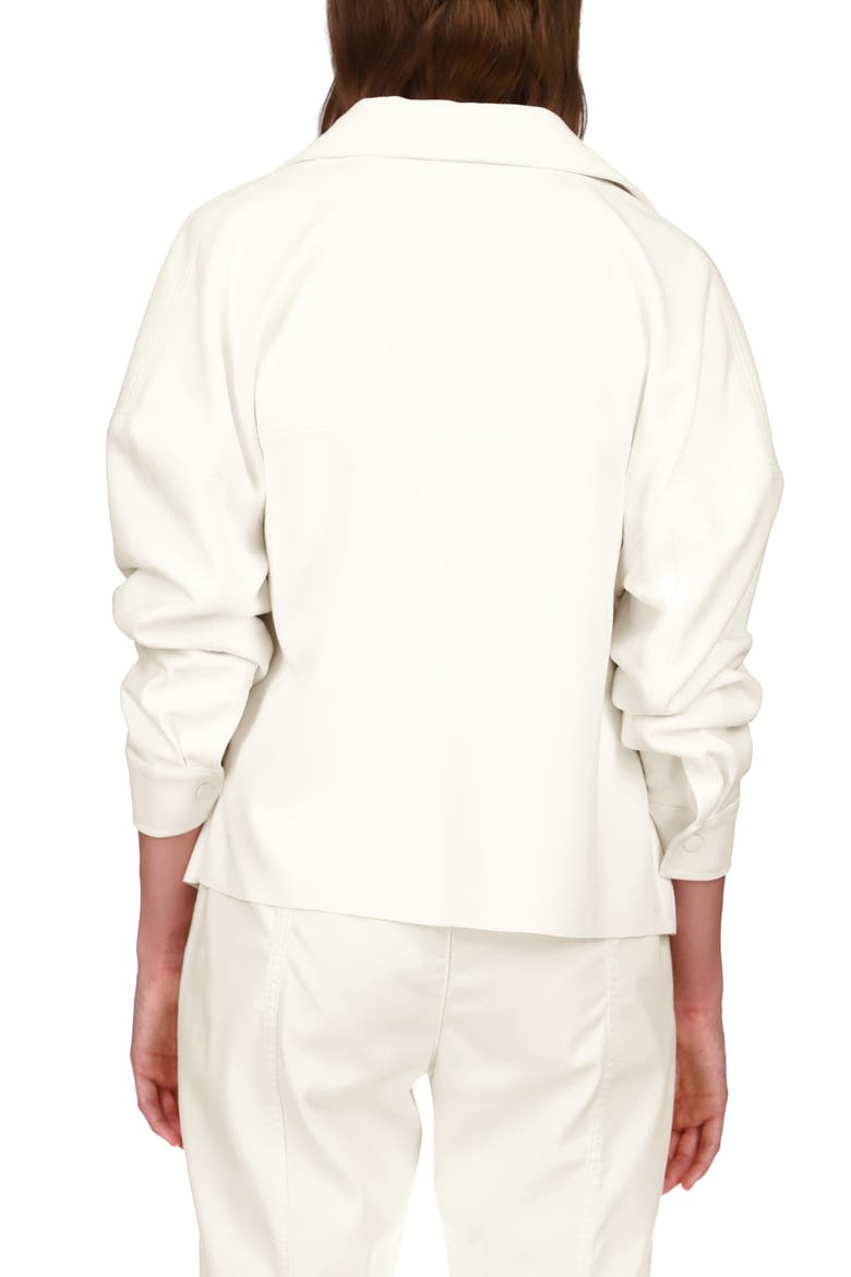 Tori Faux Suede Shacket, Alternate, color, OFF WHITE