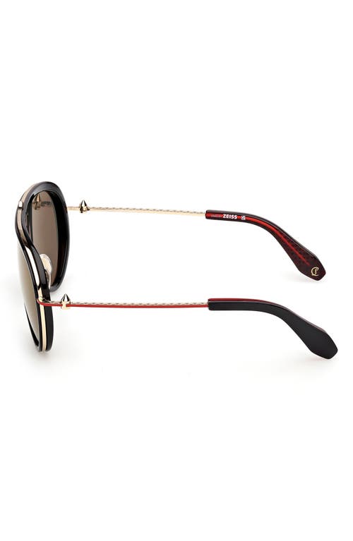 Christian Louboutin Aviator Metal Sunglasses
