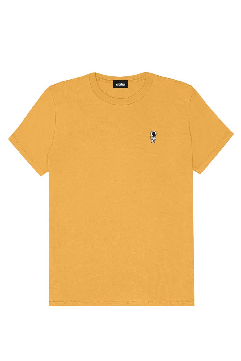 Womens Astronaut Jersey Relaxed Tee, Alternate, color, Mustard
