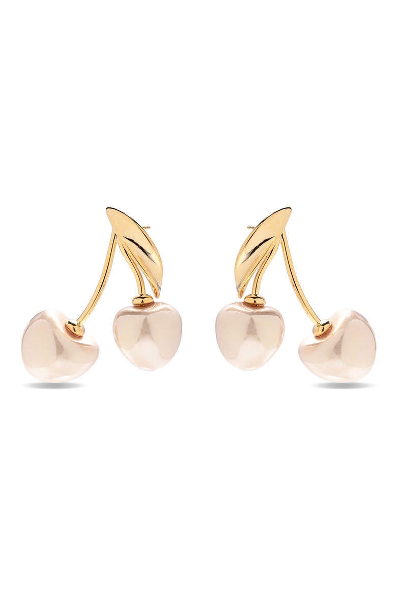 Celestine Drop Earrings, Alternate, color, GOLD