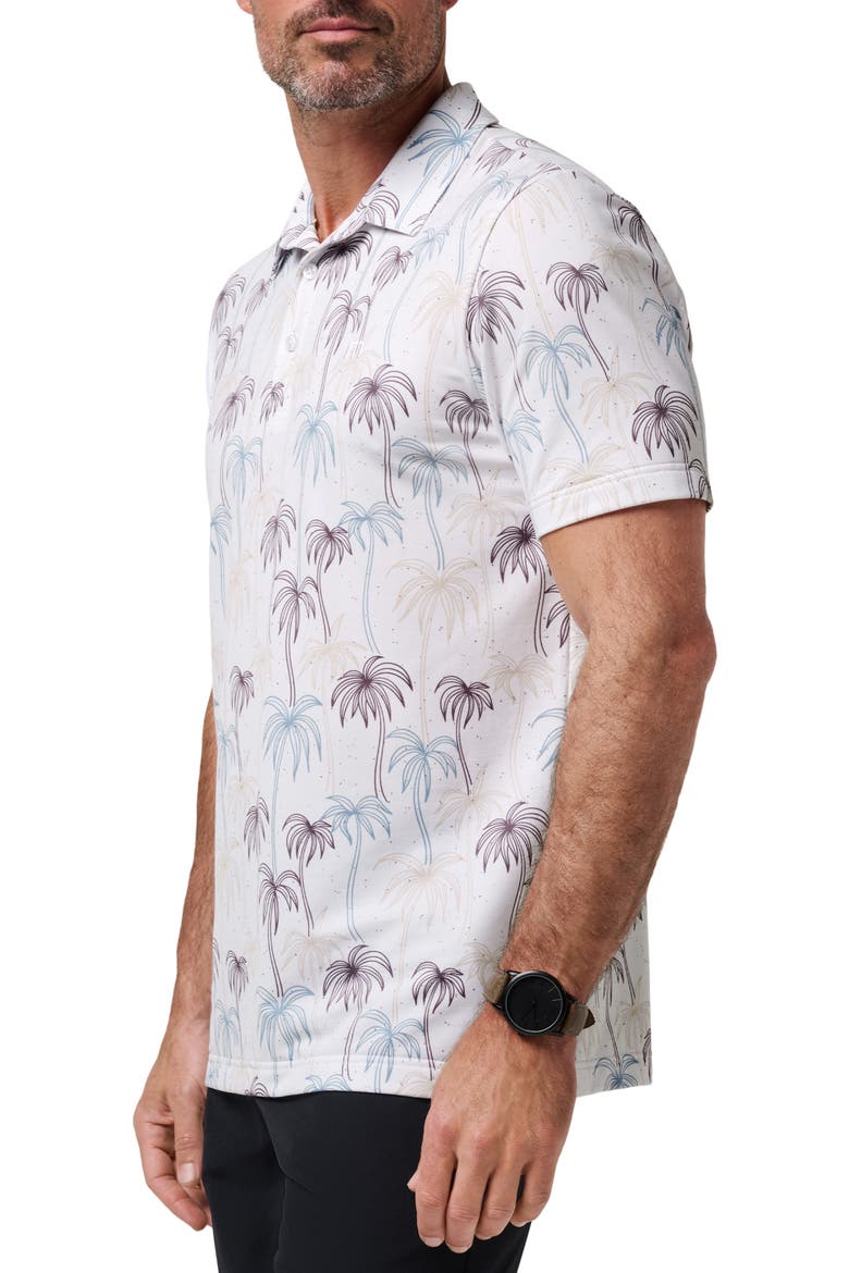 Featherweight Palms Piqué Polo, Alternate, color, WHITE