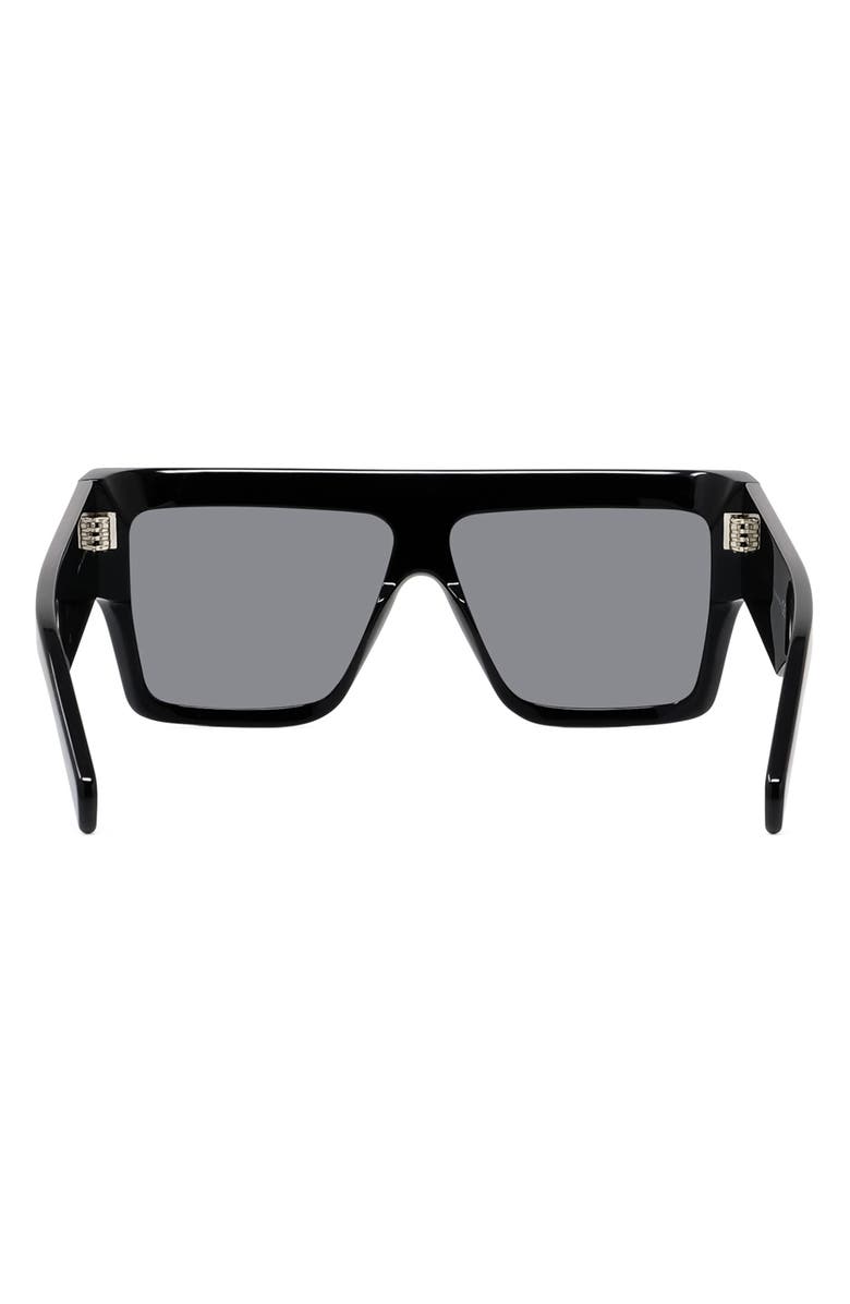 CELINE Bold 3 Dots Square Sunglasses, Alternate, color, Black/ Smoke
