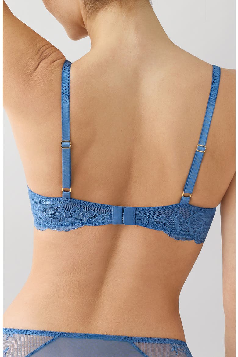 Vivid Attraction Underwire T-Shirt Bra, Alternate, color, BLUE HORIZON