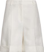 Eleventy Sparkle Linen Blend Bermuda Shorts