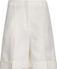 Eleventy Sparkle Linen Blend Bermuda Shorts
