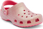 CROCS Kids' Classic Iridescent Glitter Clog