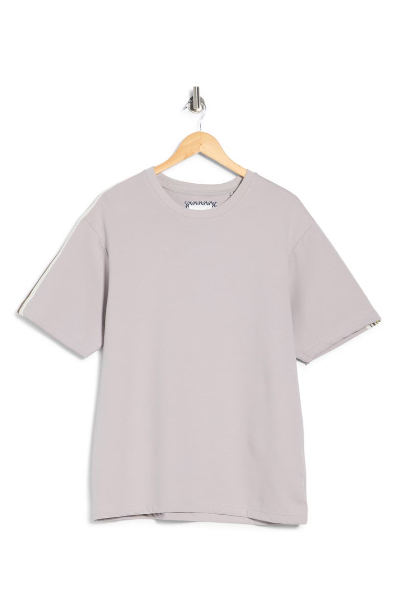 Cactus Man Shoulder Stripe T-Shirt, Main, color, Gray