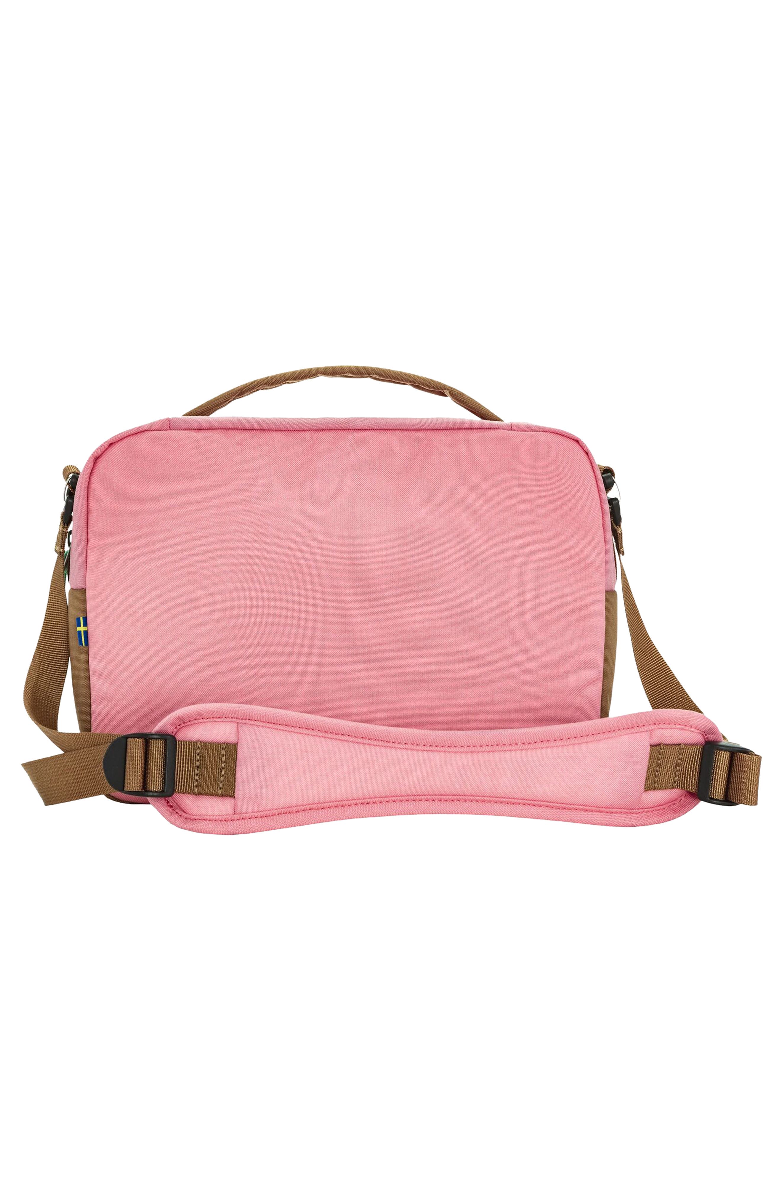 Fjällräven Vardag Shoulder Bag, Alternate, color, Poppy Pink-Khaki Dust