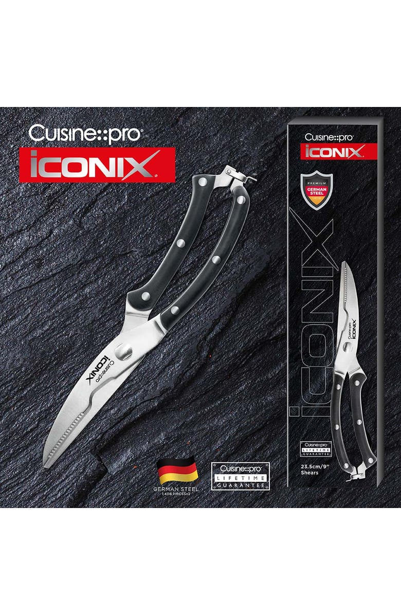 Cuisine::pro<sup>®</sup> iconiX<sup>®</sup> 9" Shears, Alternate, color, Black