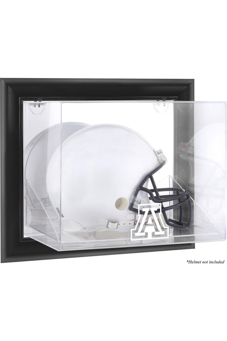 Arizona Wildcats Black Framed Wall-Mountable Helmet Display Case, Main, color, Black