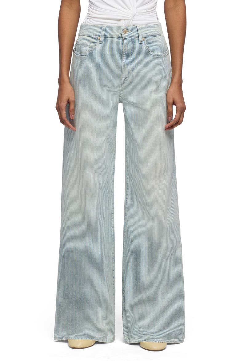 Lotta High Waist Wide Leg Jeans, Main, color, STRIPES