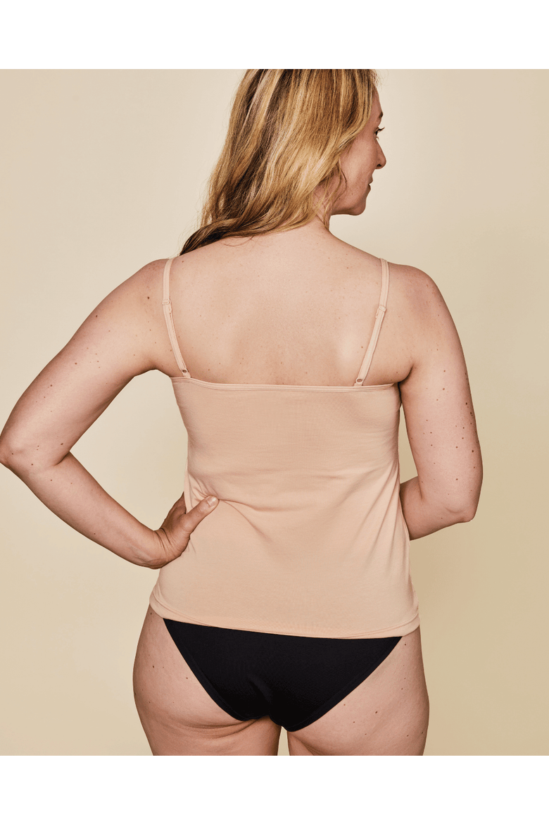 Luna Cotton Cami 2-Pack, Alternate, color, Buff and White