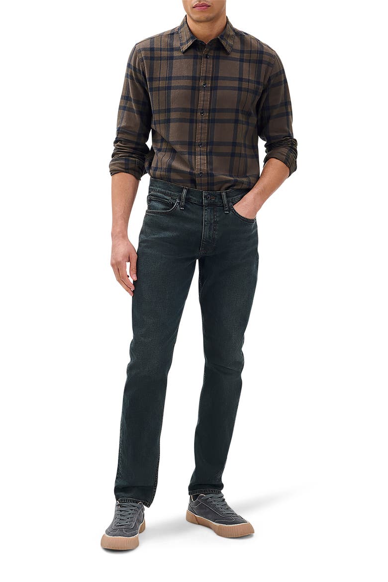 Fit 2 Authentic Stretch Infuse Slim Fit Jeans, Alternate, color, OILIN
