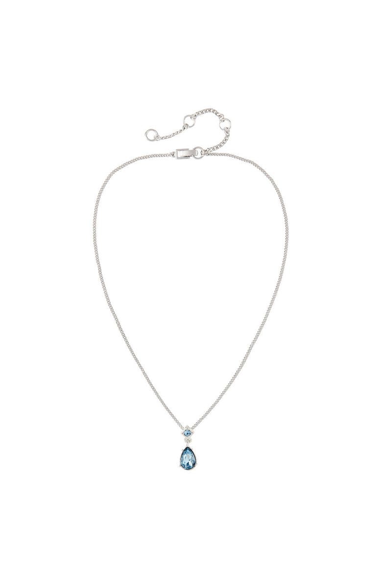 Susan Caplan Givenchy Sapphire Clip-On Earring and Necklace Set, Alternate, color, Set