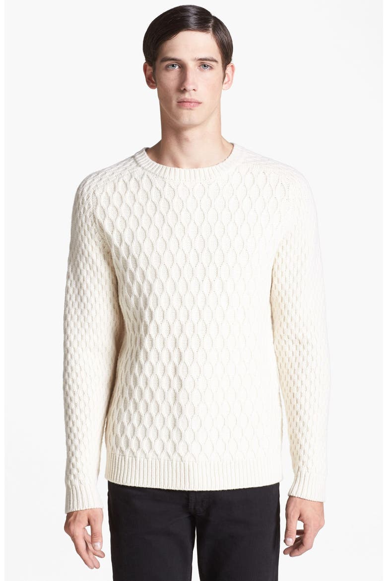 'Drone' Sweater, Main, color, OFF WHITE