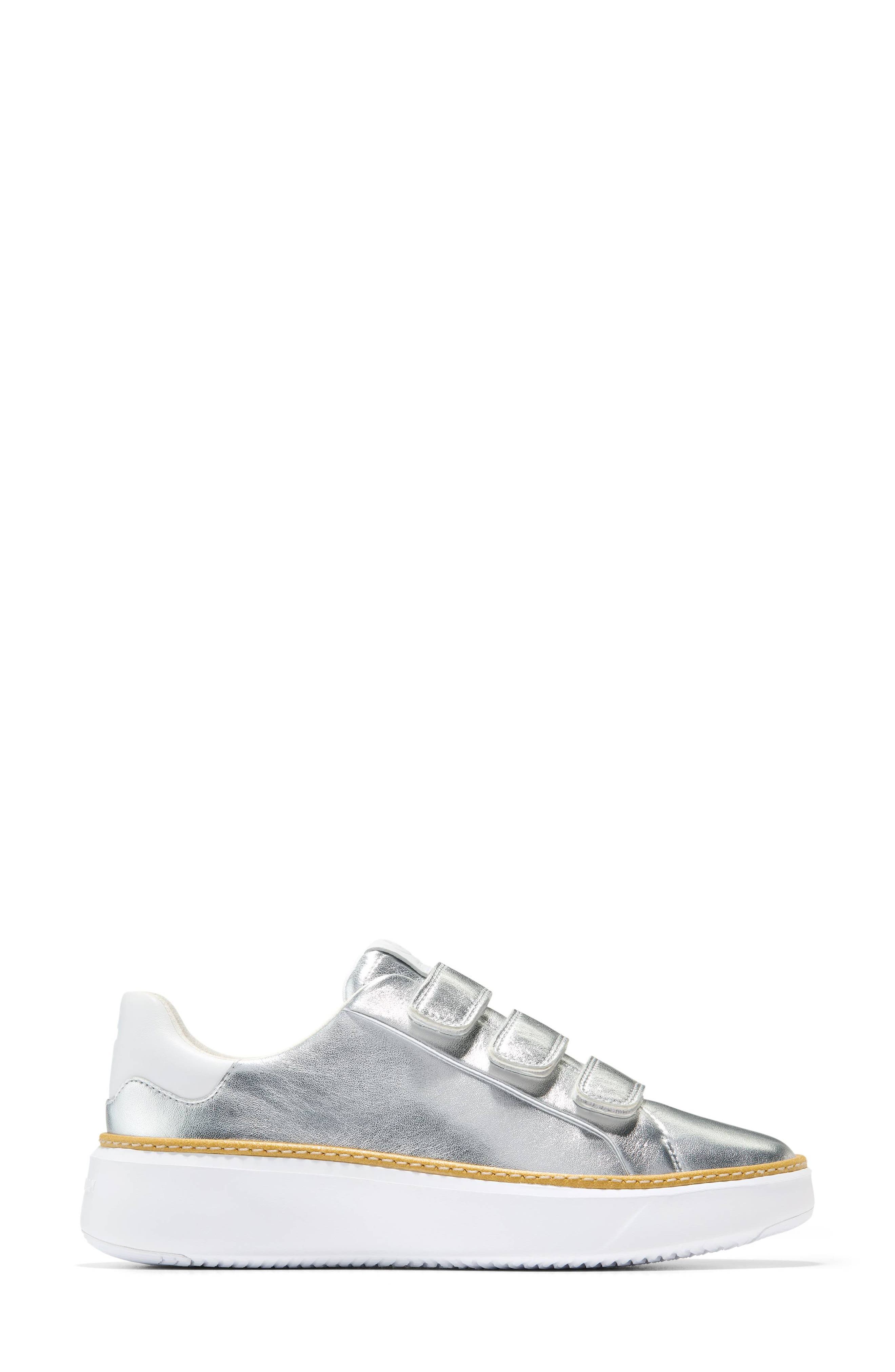 GrandPro Topspin Triple Strap Sneaker, Alternate, color, SILVER TALCA/ OPTIC WHITE