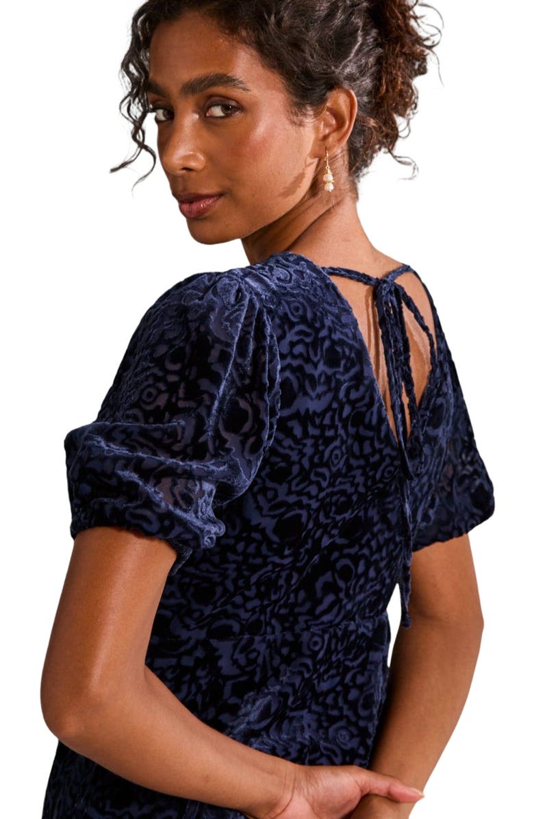 FatFace Women's Nora Burnout Midi Dress, Alternate, color, 